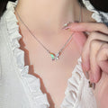 Colorful Butterfly Necklace