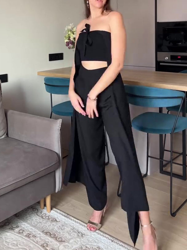 Tie-Drape Pants