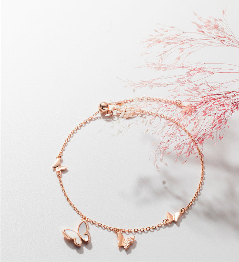 Mloveacc Shell Butterfly Bracelet