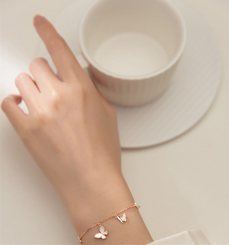 Mloveacc Shell Butterfly Bracelet