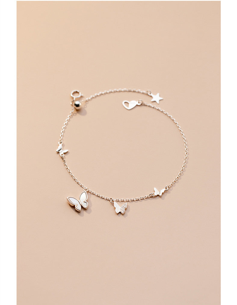 Mloveacc Shell Butterfly Bracelet