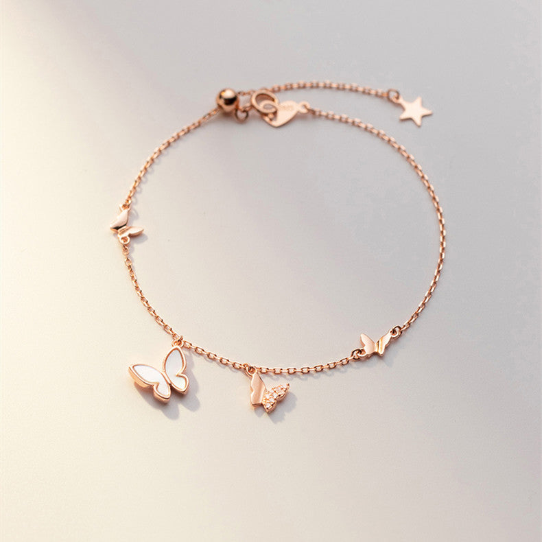Mloveacc Shell Butterfly Bracelet