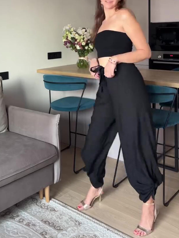 Tie-Drape Pants