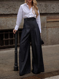 High waist Wide leg Jeans