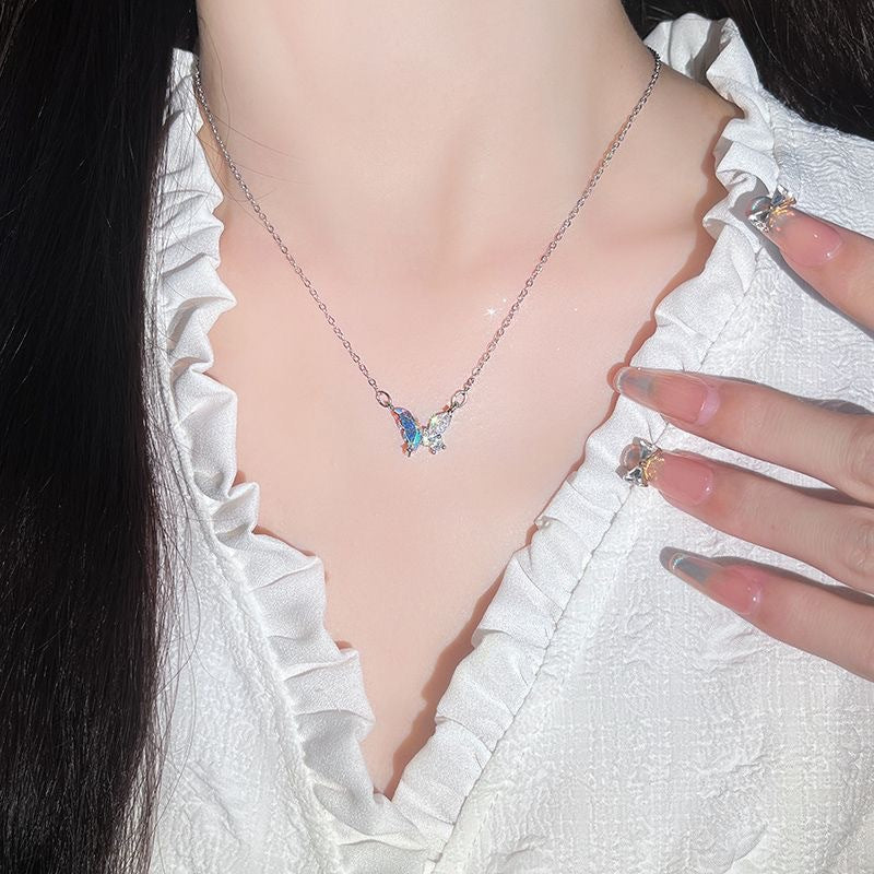 Colorful Butterfly Necklace