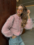 Mink Knitted Sweater Cardigan For Women