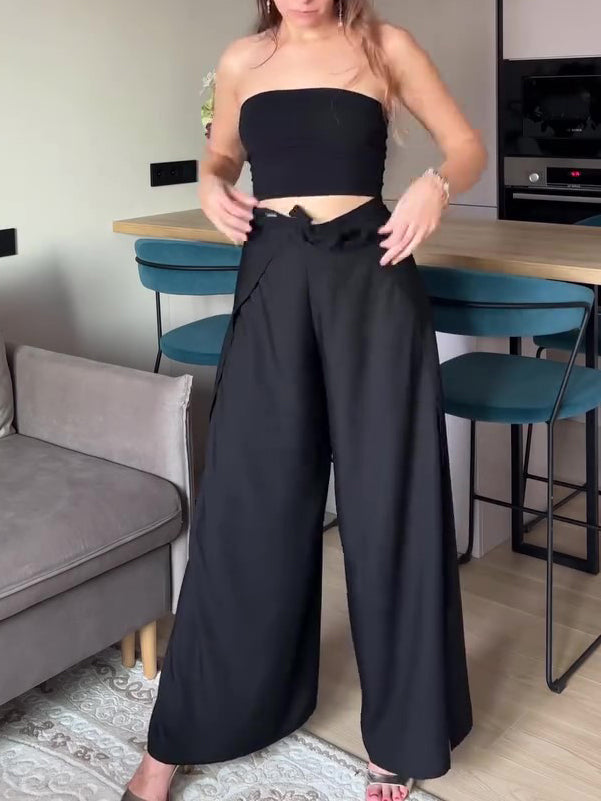 Tie-Drape Pants
