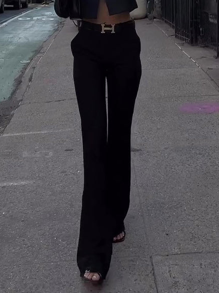 Black High Waist Pants